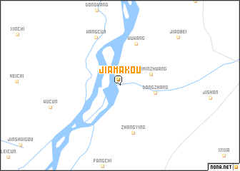 map of Jiamakou