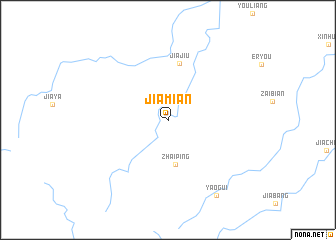 map of Jiamian