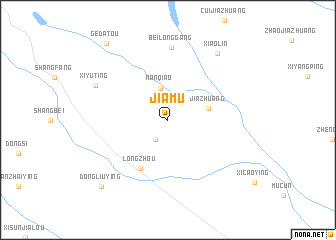 map of Jiamu