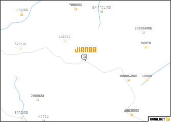 map of Jianba