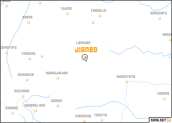 map of Jianbo