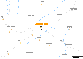 map of Jiancha