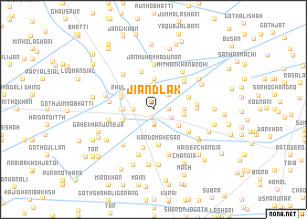 map of Jiand Lak