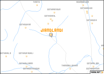 map of Jiand Lāndi