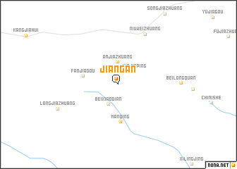 map of Jiangan