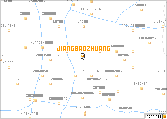 map of Jiangbaozhuang