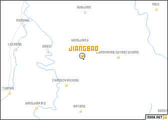 map of Jiangbao