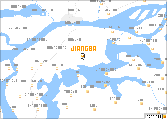 map of Jiangba