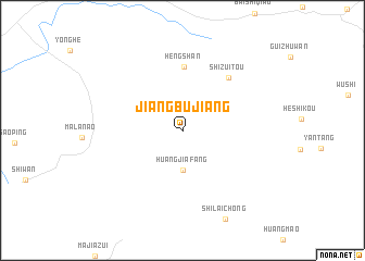 map of Jiangbujiang