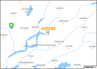 map of Jiangbu