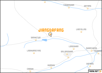 map of Jiangdafang