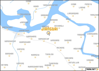 map of Jiangdai