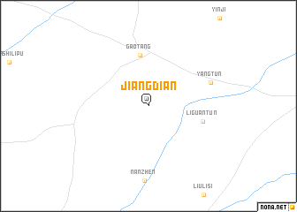 map of Jiangdian
