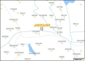 map of Jiangdian