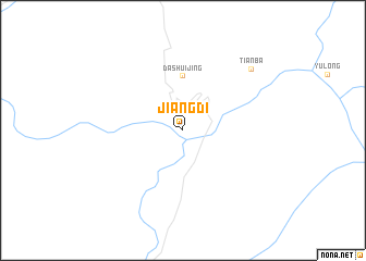 map of Jiangdi