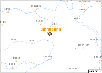 map of Jiangdong