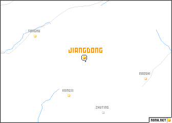 map of Jiangdong