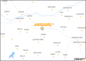 map of Jiangdong