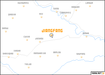 map of Jiangfang