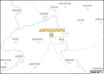 map of Jianggongpu