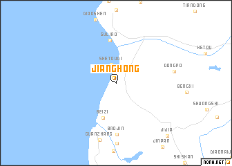 map of Jianghong