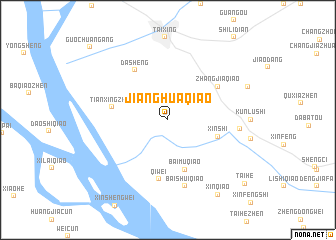 map of Jianghuaqiao