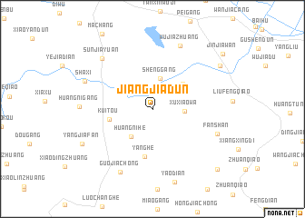 map of Jiangjiadun