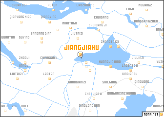 map of Jiangjiahu