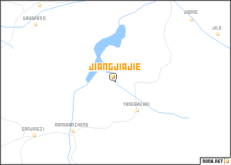 map of Jiangjiajie