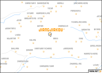 map of Jiangjiakou