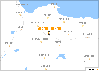 map of Jiangjiakou