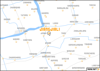 map of Jiangjiali