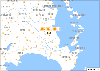 map of Jiangjiali