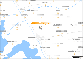 map of Jiangjiaqiao