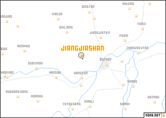 map of Jiangjiashan