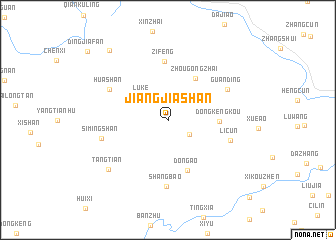 map of Jiangjiashan