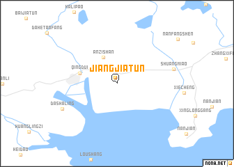 map of Jiangjiatun