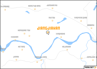 map of Jiangjiawan