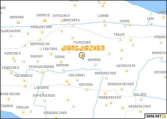 map of Jiangjiazhen