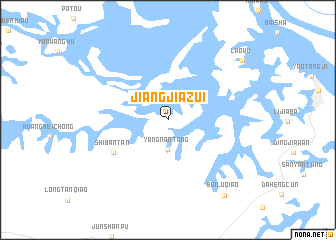 map of Jiangjiazui