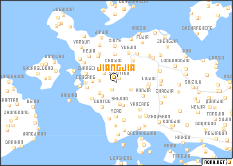 map of Jiangjia