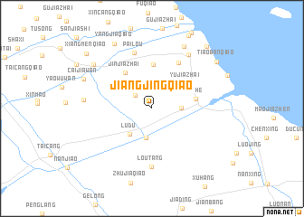 map of Jiangjingqiao
