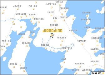map of Jiangjing