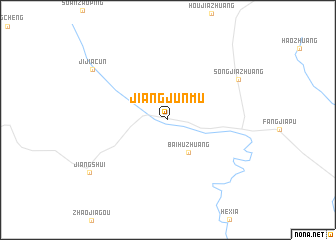 map of Jiangjunmu