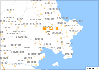 map of Jiangjun