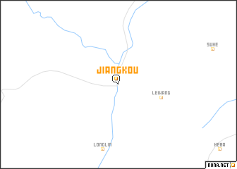 map of Jiangkou