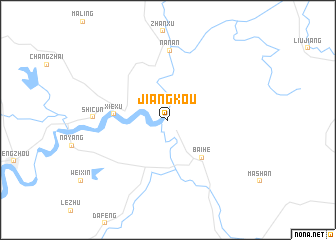 map of Jiangkou