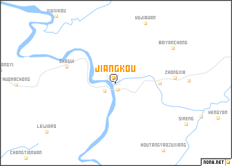 map of Jiangkou