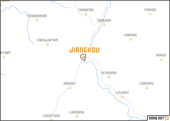 map of Jiangkou