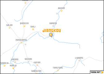 map of Jiangkou